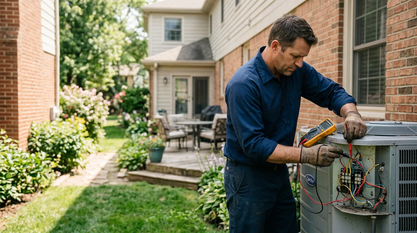 HVAC technician working near Santa Fe, NM